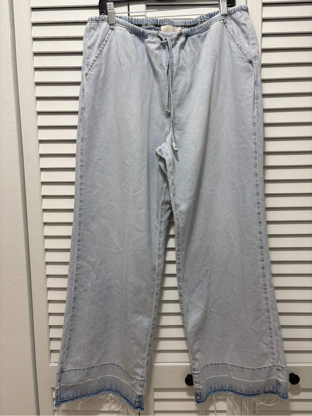 Habitual Light Blue Bootcut Drawstring Jeans